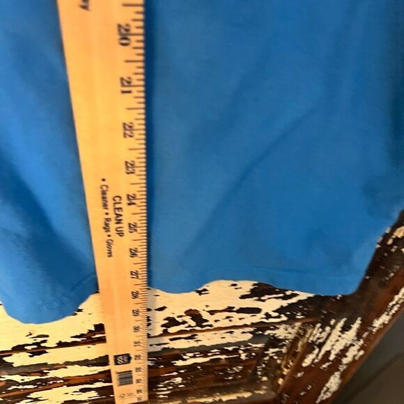 Men’s The North Face Blue front and back Logo T-shirt.  Size Large. - Picture 3 of 5